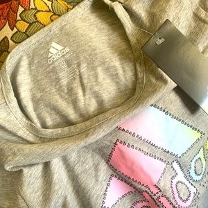 Adidas girls shirt size Large (14) new with tags